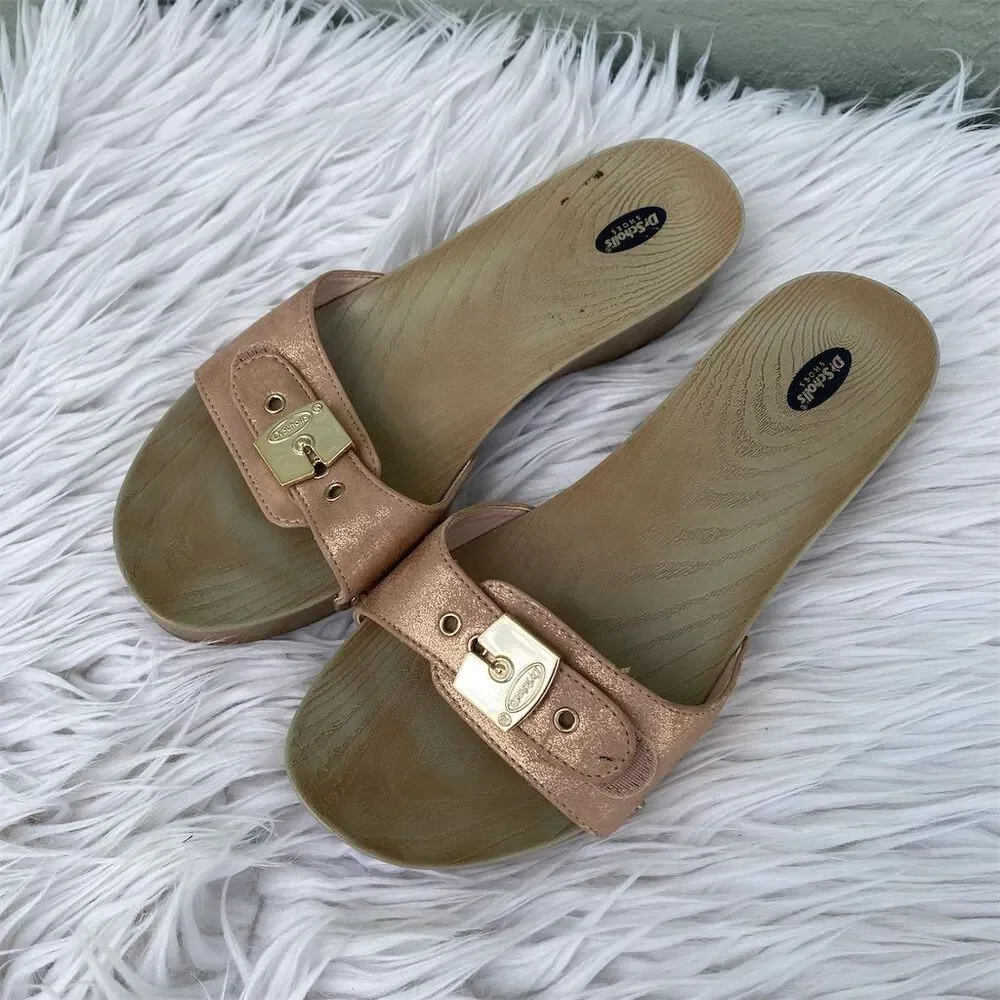 Dr. Scholl's Women's Slide Sandals Pink Size 7M Casual Comfort